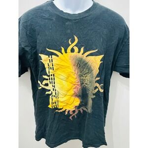 Vintage 2000 Godsmack Tour T-Shirt Faceless Y2K Nu-Metal Band Tee Jerzees Large